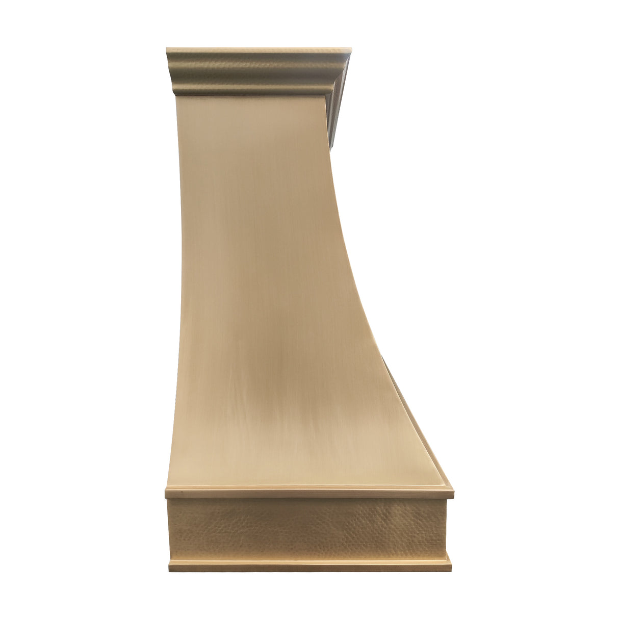 USA Custom Brass Range Hood with Artisan Curved Shaped URHB-77