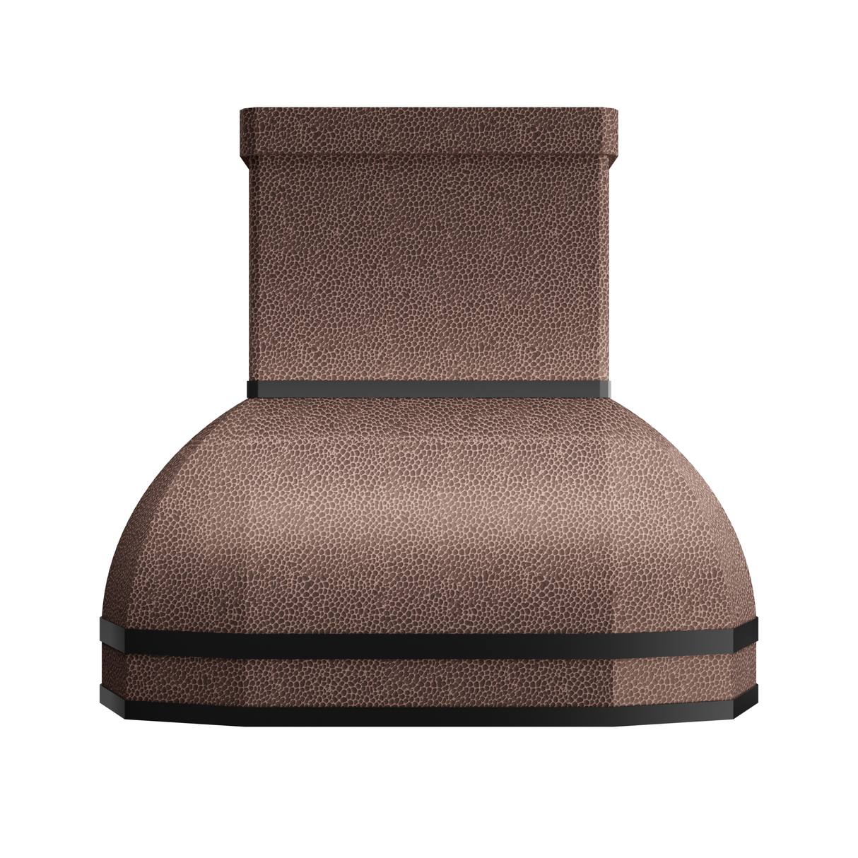 USA Custom Copper Range Hood with Geometric Mixed Design URHC-15