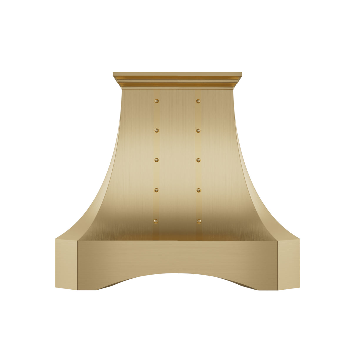 USA Custom Luxury Brass Range Hood with Arch Apron URHB-95