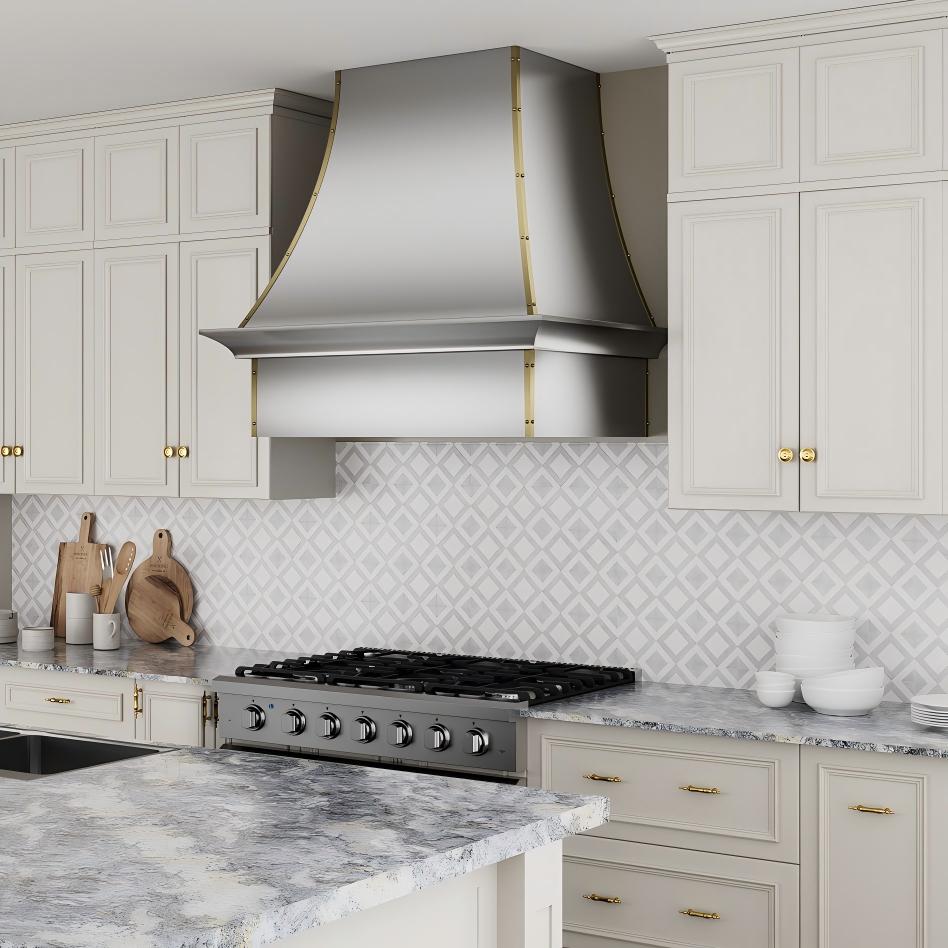 USA Custom Minimal Stainless Steel Kitchen Hood URHS-22