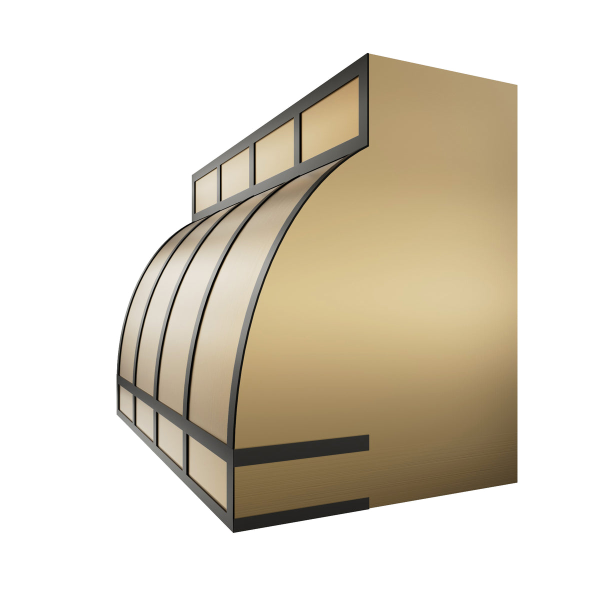 USA Custom Brass Kitchen Hood for Stove URHB-13