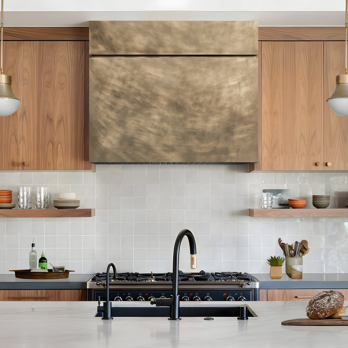 USA Designer Box Brass Exhaust Hood URHB-81