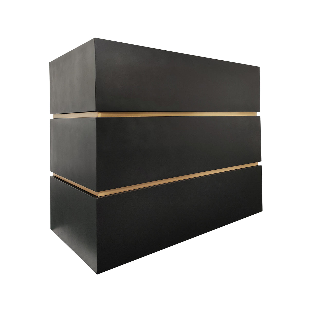 USA Designer Box Shaped Black Stainless Steel Exhaust Hood URHS-213