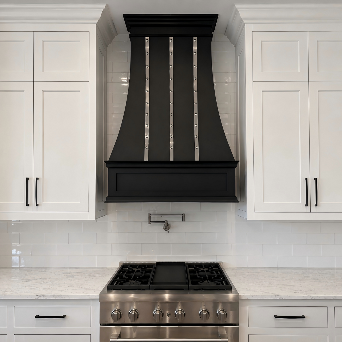 USA Designer Custom Black Stainless Steel Exhaust Hood URHS-260