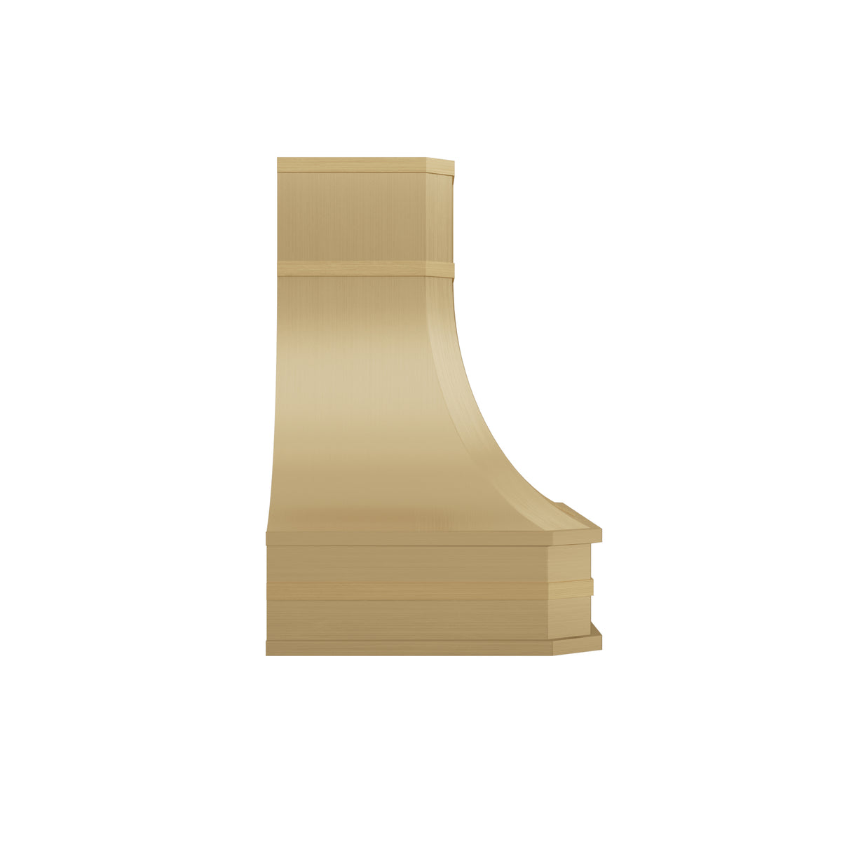 USA Designer Custom Brushed Brass Vent Hood URHB-116