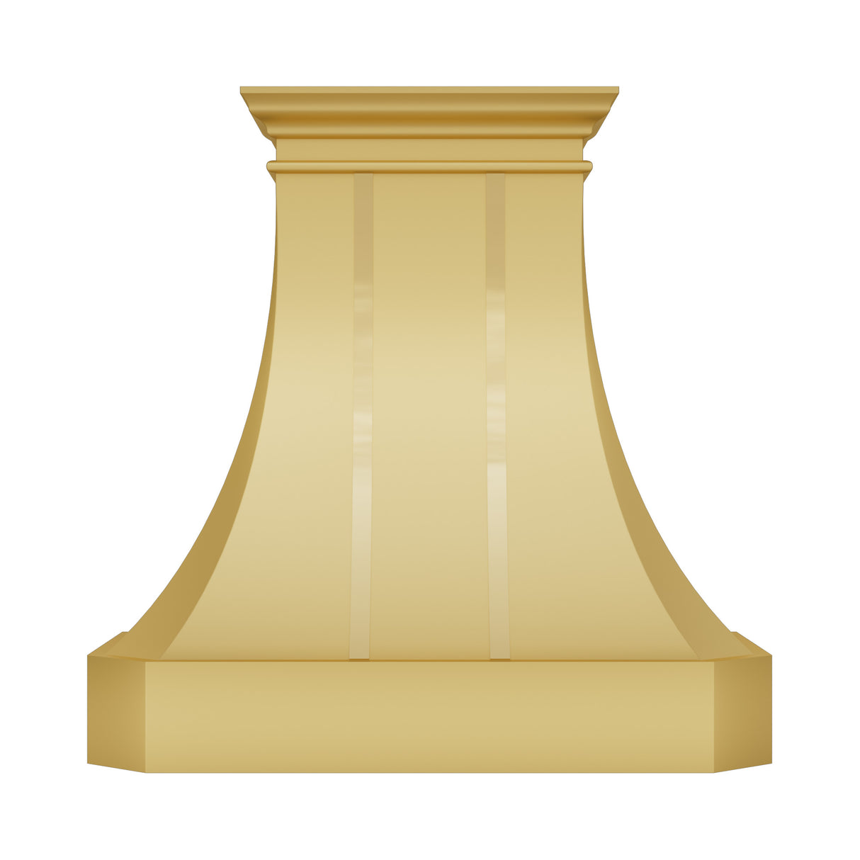 USA Designer Handcraft Brass Range Hood with Brass Straps URHB-67