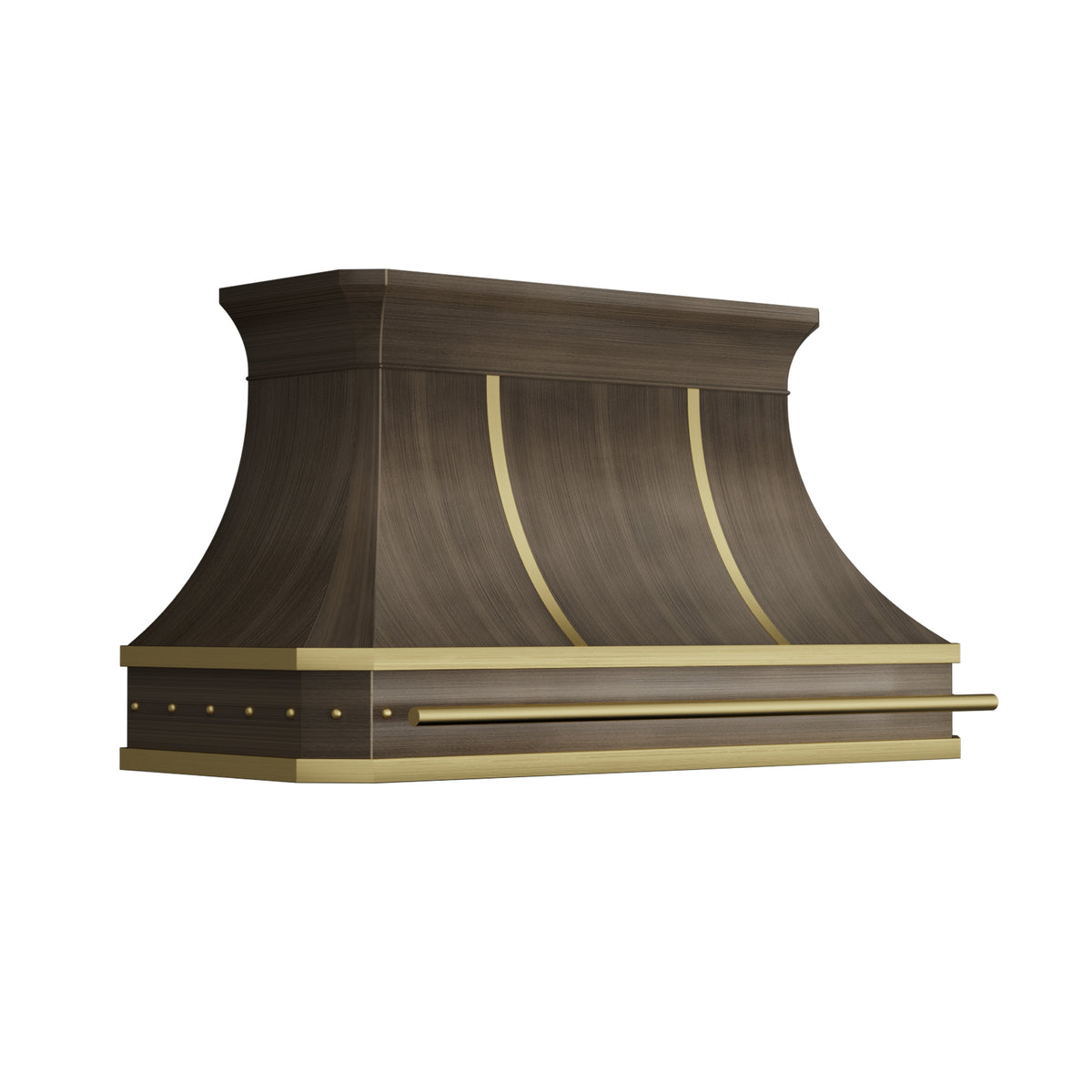 USA Designer Handcrafted Antique Brass Exhaust Hood URHB-162