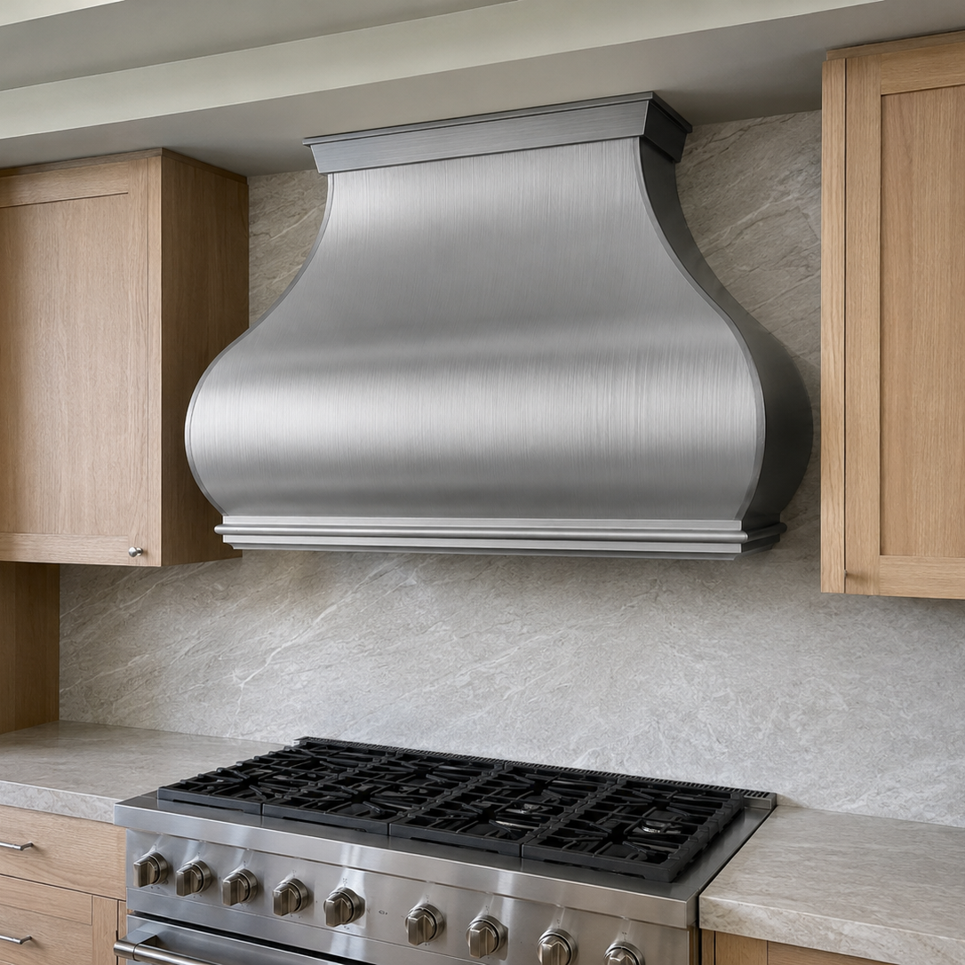USA Designer Stainless Steel Kitchen Hood with Artisan Bell Shaped URHS-247