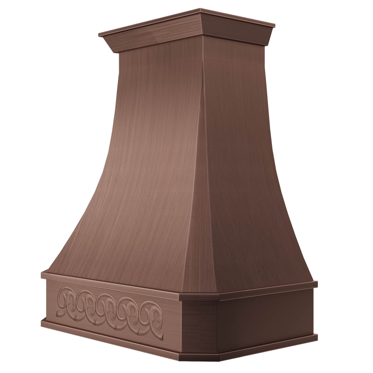 USA Classic Copper Kitchen Hood with Smooth Texture URHC-06