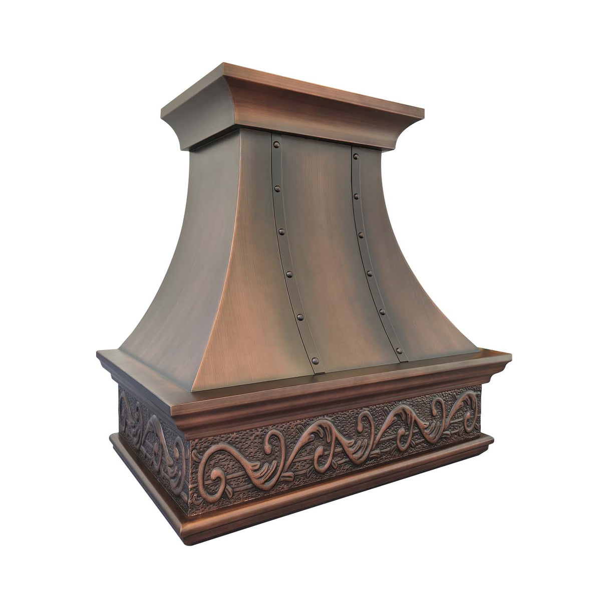 USA Artisan Copper Vent Hood for Luxury Kitchen URHC-02
