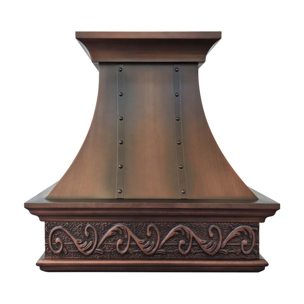 USA Artisan Copper Vent Hood for Luxury Kitchen URHC-02