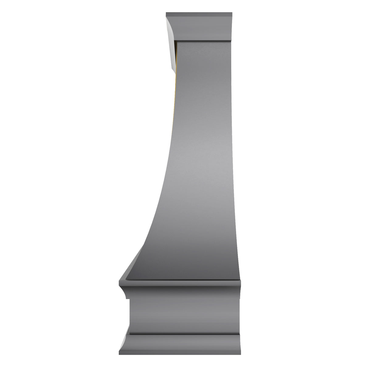 USA Industrial Metal Range Hood with Brass Straps URHS-25