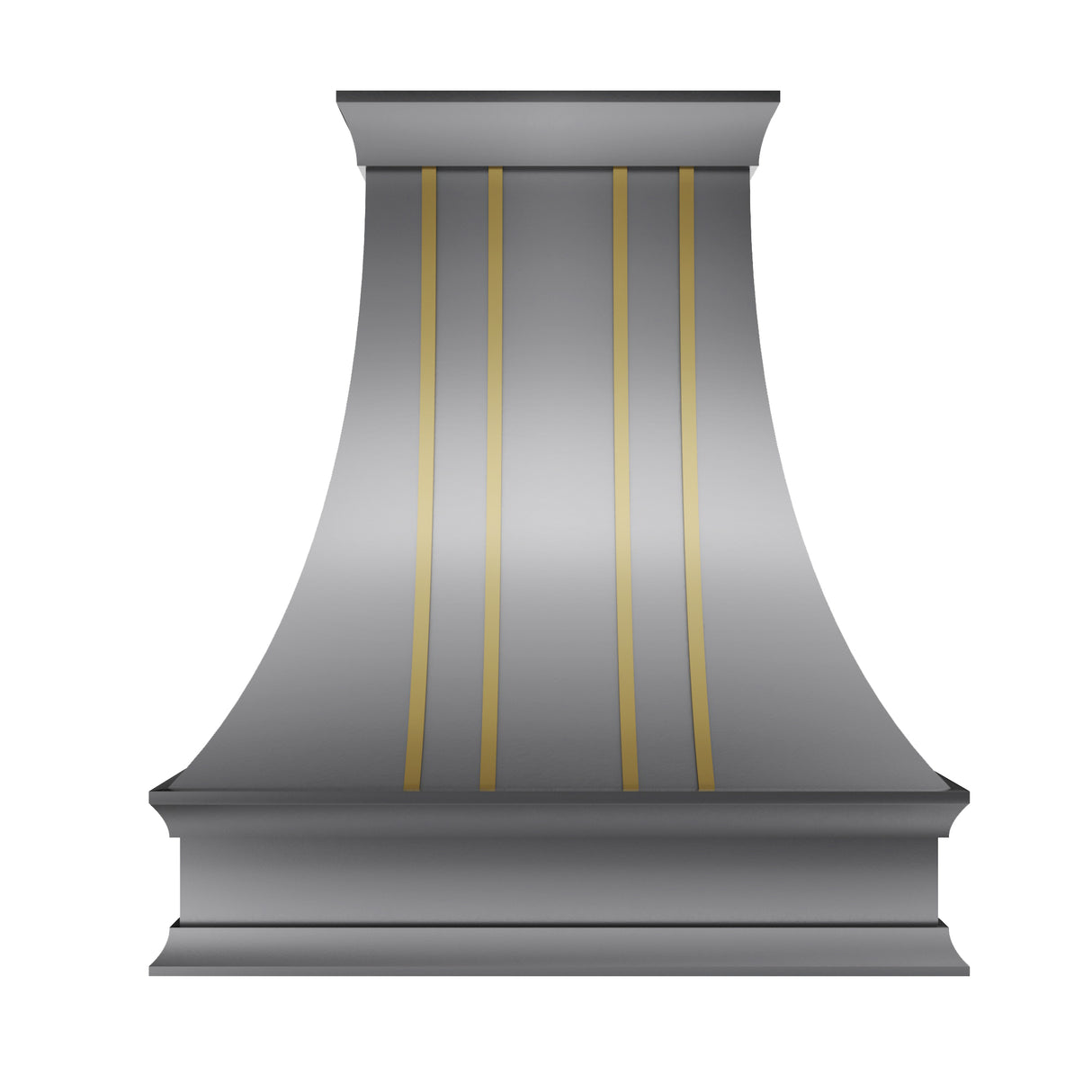 USA Industrial Metal Range Hood with Brass Straps URHS-25