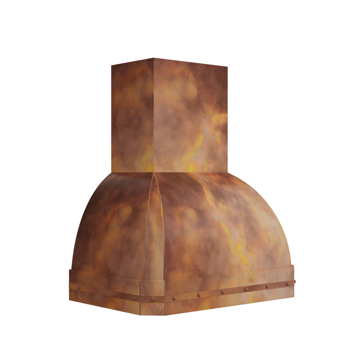 USA Los Angle Costal Vibe Fire Copper Stove Hood URHC-97