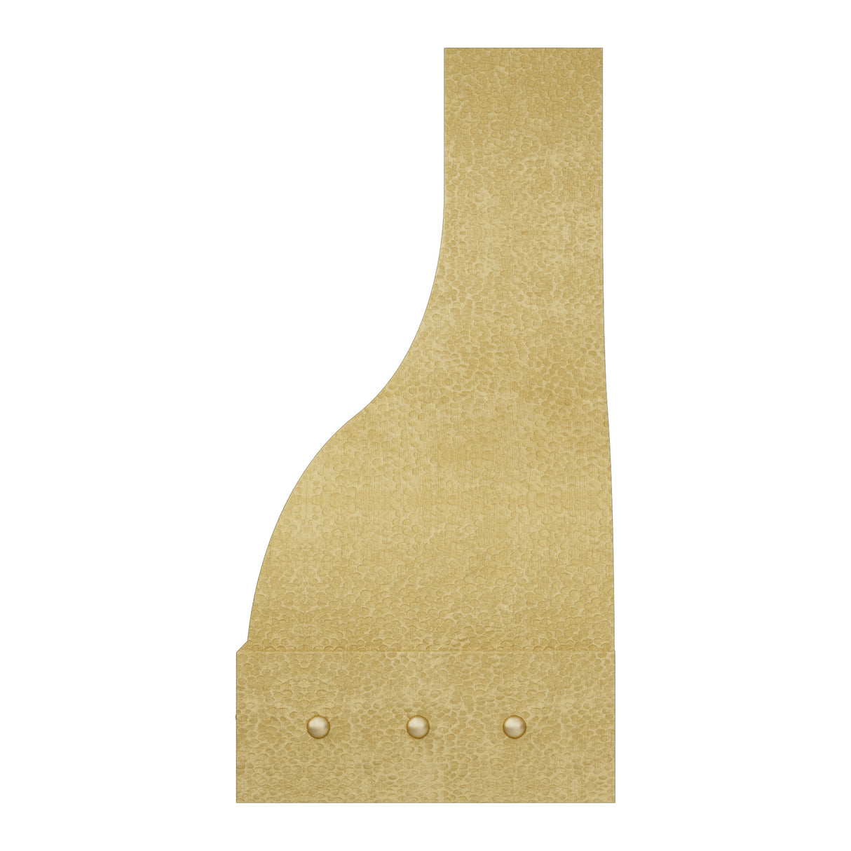 USA Luxury Bell Shaped Brass Vent Hood with Soft Hammered Texture URHB-60