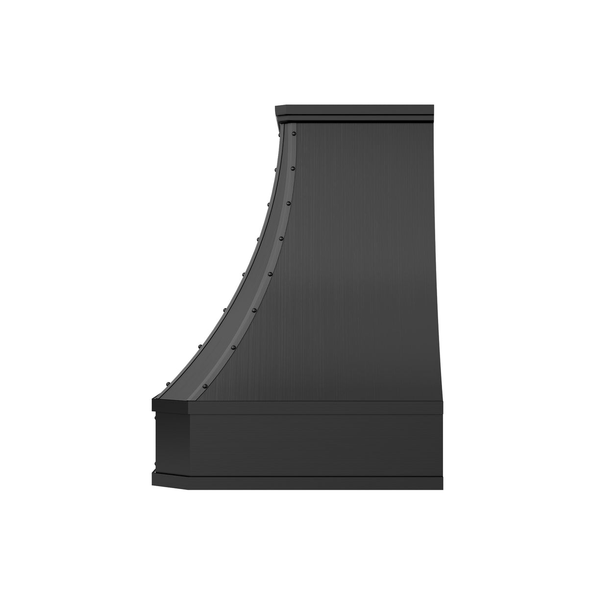 USA Luxury Copper Stove Hood Featuring Bronze Copper Straps URHC-71