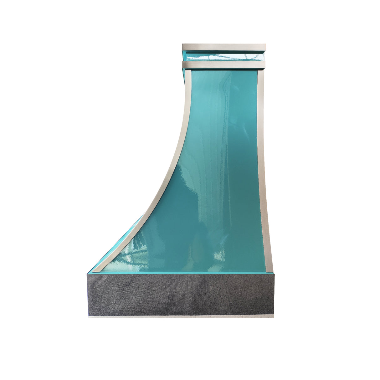 USA Luxury Glossy Blue Stainless Steel Kitchen Hood URHS-217