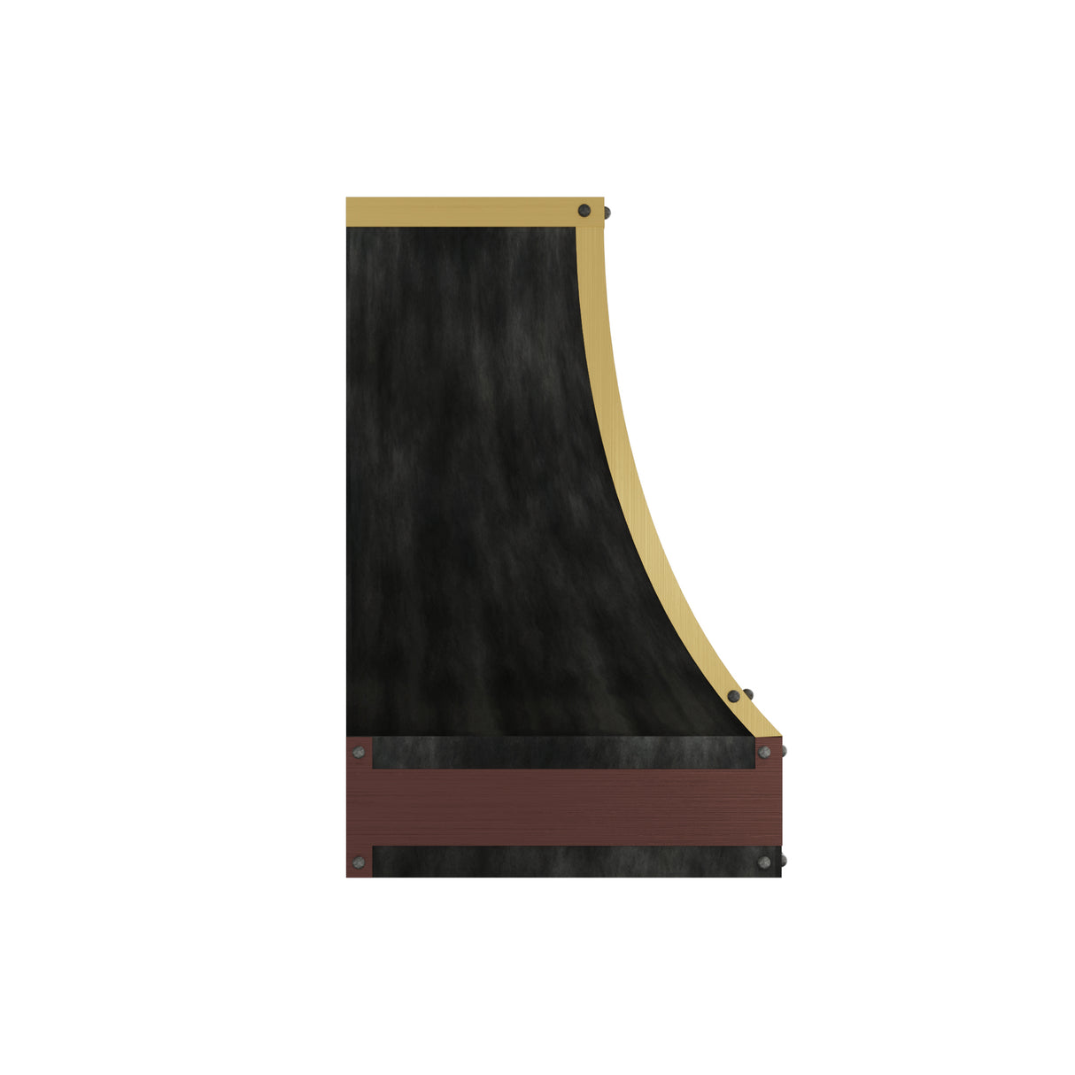 USA Luxury Handmade Custom Zinc Vent Hood URHZ-24