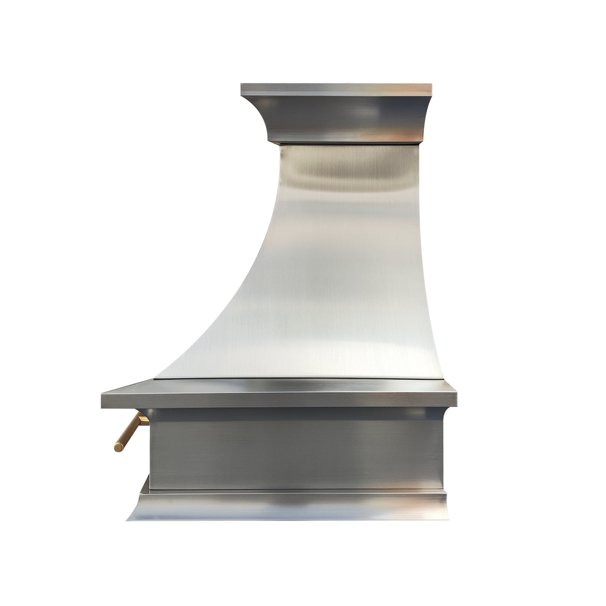 USA Luxury Stainless Steel Vent Hood with Brass Decor URHS-36