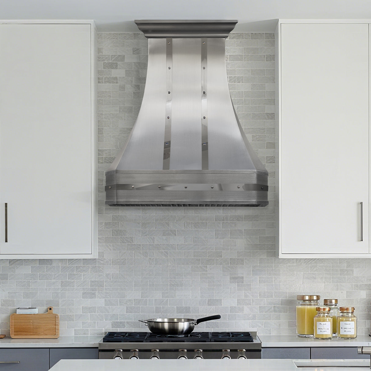 USA Metal Custom Stainless Steel Vent Hood with Modern Style URHS-32