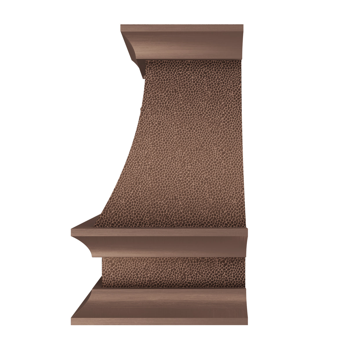 USA Custom Metal Range Hood with Handcrafted Details URHC-17