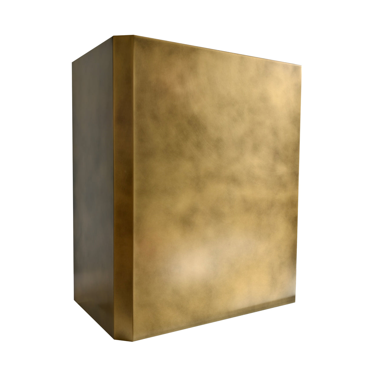 USA Minimal Box Shaped Handcrafted Brass Vent Hood URHB-158