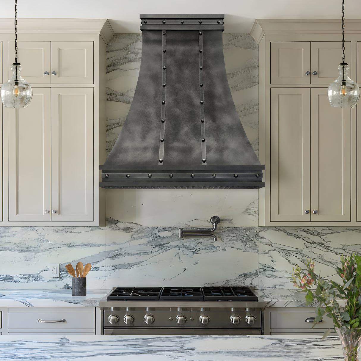 USA Minimal Dark Zinc Kitchen Hood URHZ-21