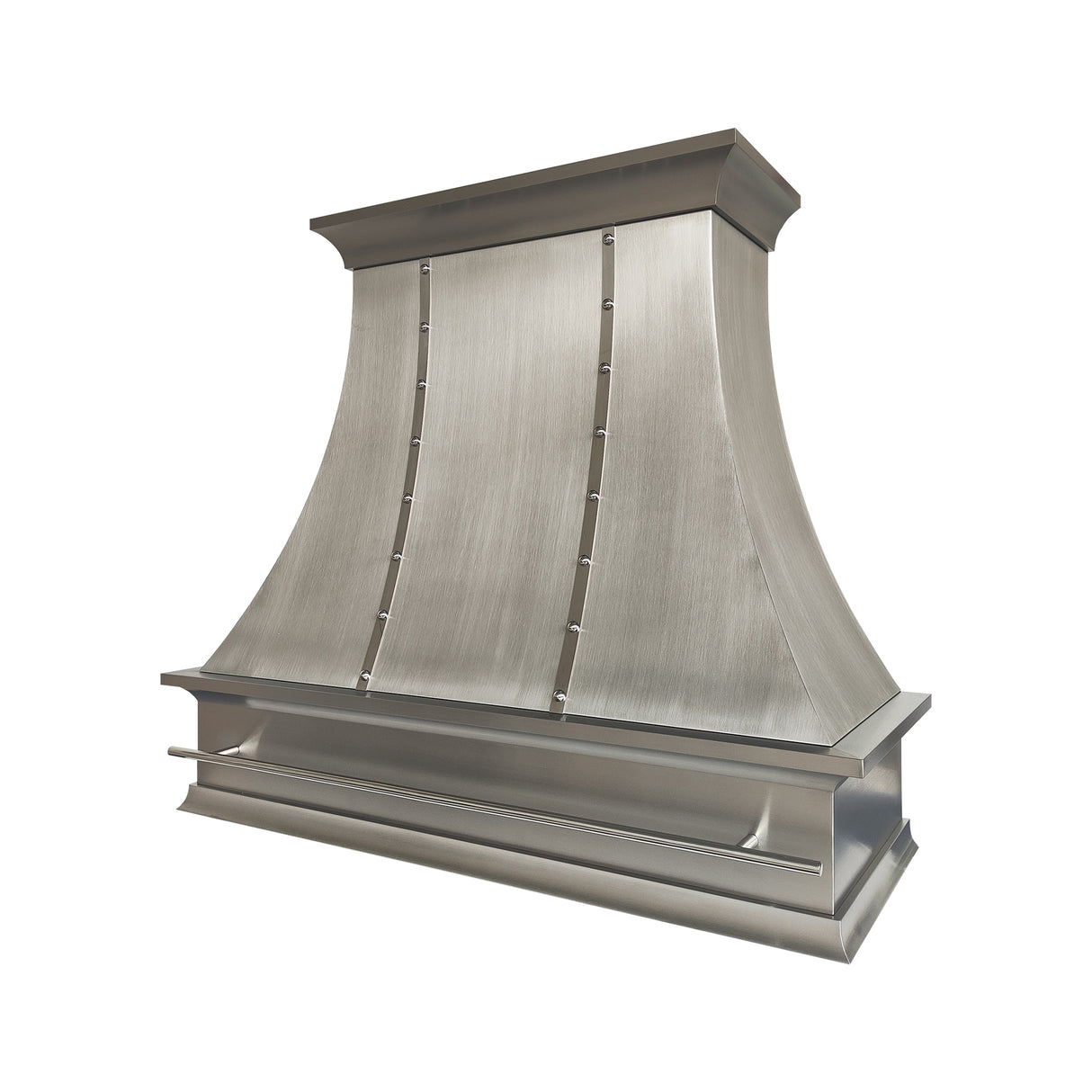 USA Minimal Stainless Steel Range Hood with Polished Decorated Straps URHS-231