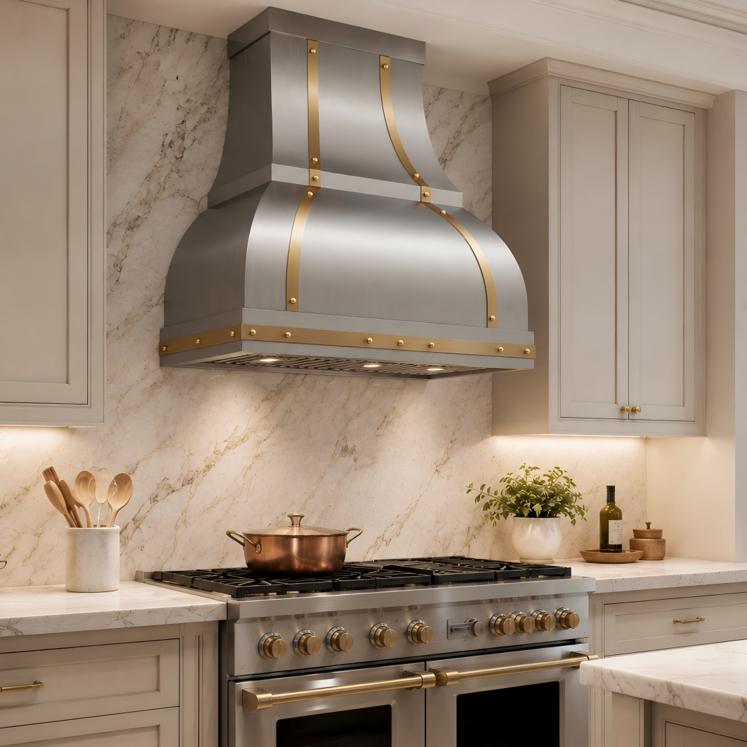 USA Modern Bell Shaped Stainless Steel Exhaust Hood URHS-225