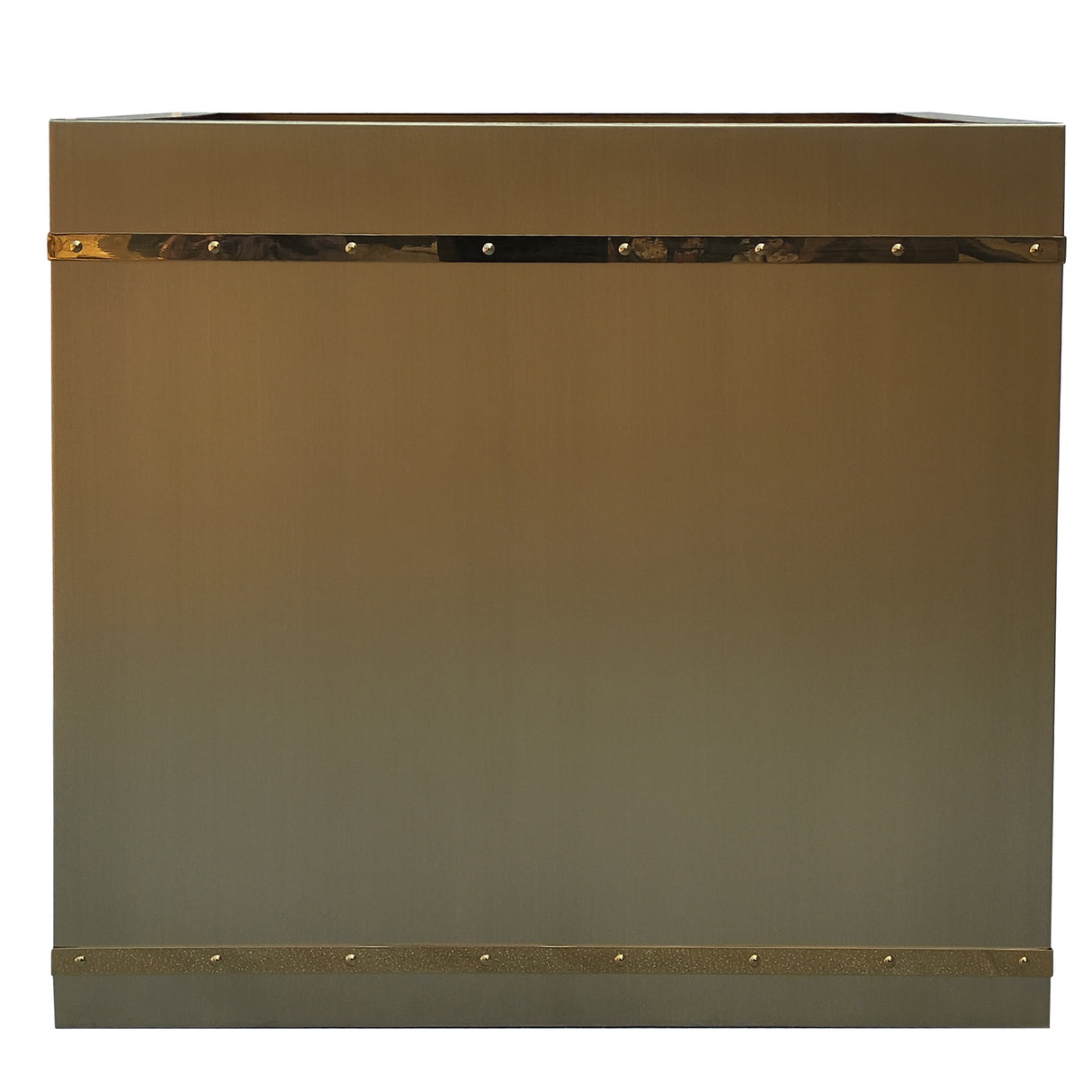 USA Modern Brass Box Vent Hood with Straps URHB-15