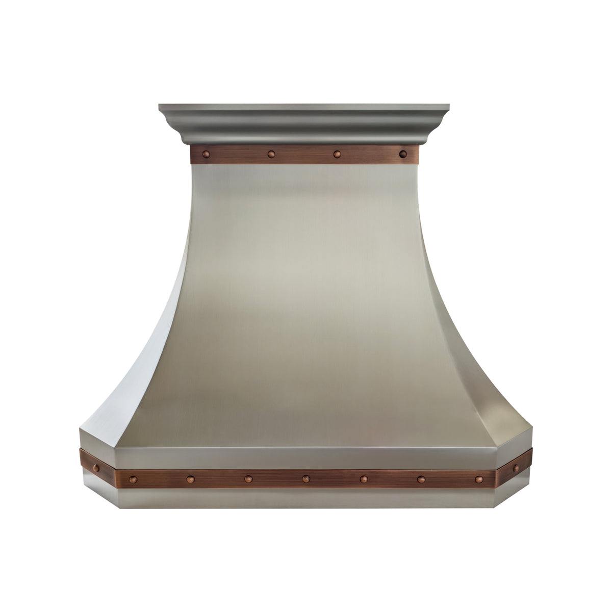 USA Modern Luxury Stainless Steel Range Hood with Copper Straps URHS-68