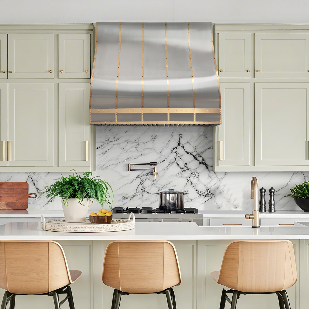 USA Premium Stainless Steel Vent Hood for Modern Kitchen URHS-03