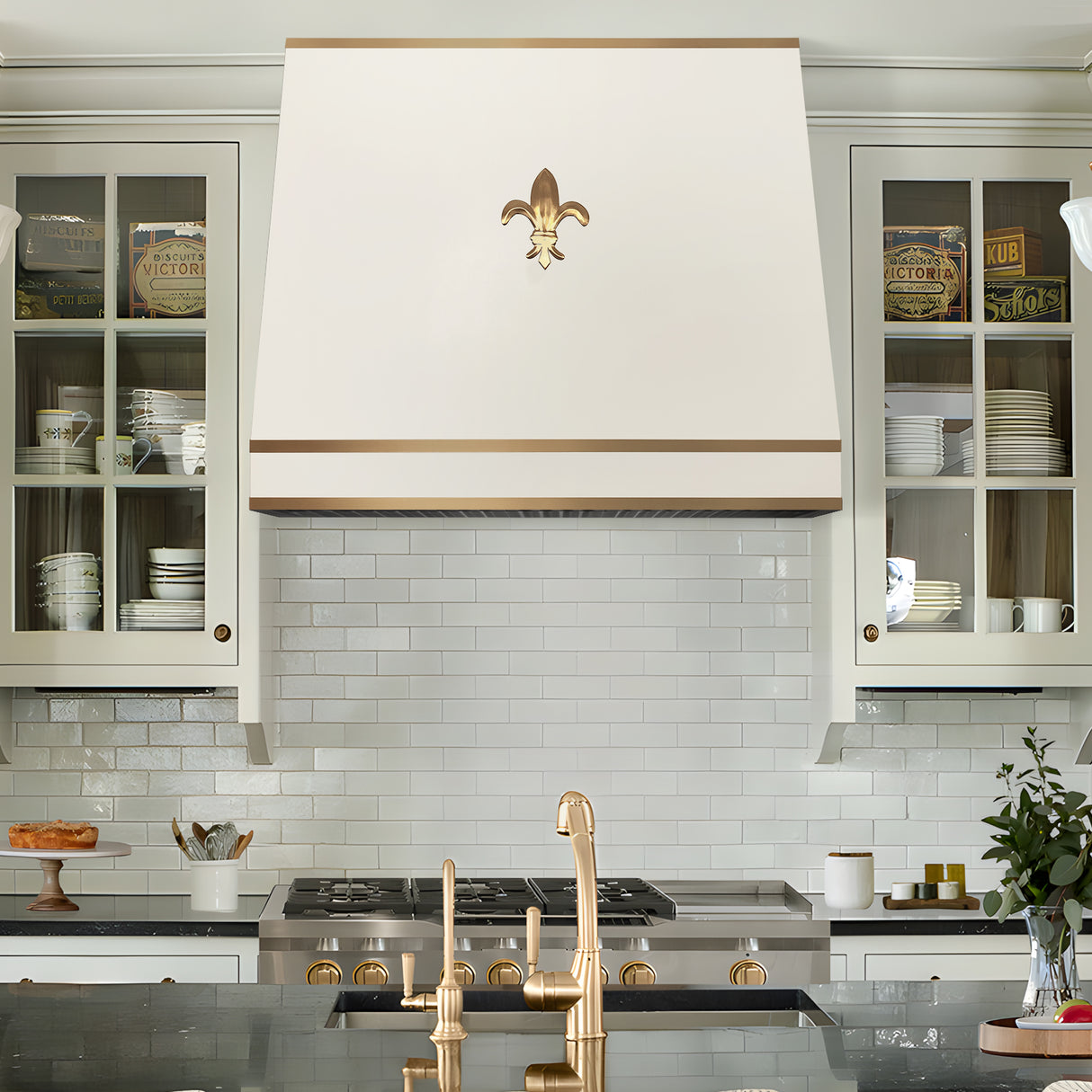 USA Modern Stainless Steel Exhaust Hood with Artisan Decorating URHS-166