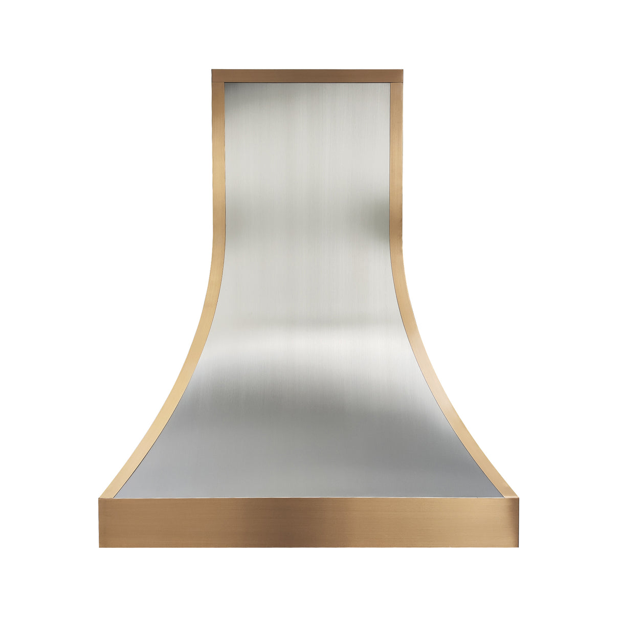 USA Modern Stainless Steel Stove Hood with Brass Trim URHS-130