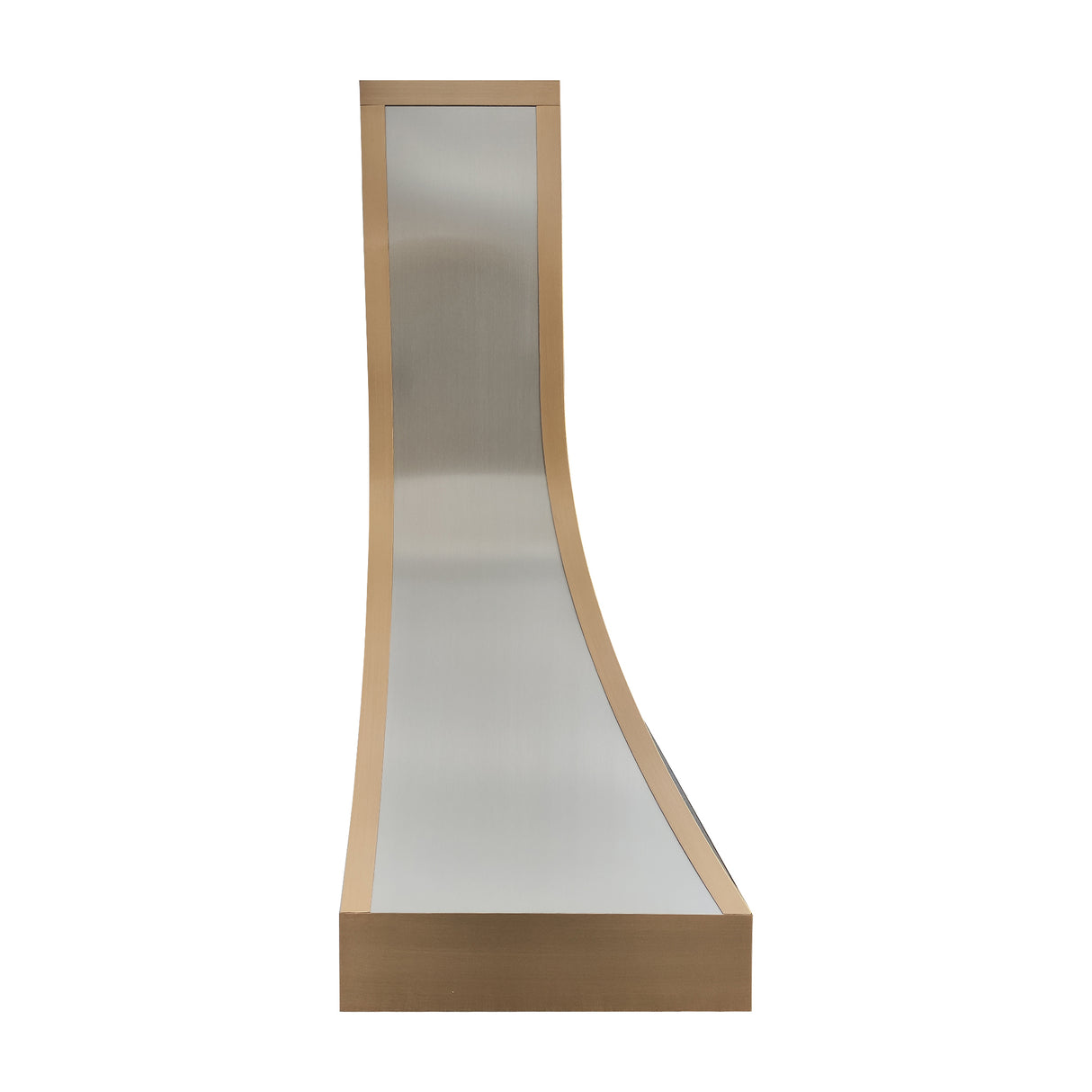USA Modern Stainless Steel Stove Hood with Brass Trim URHS-130