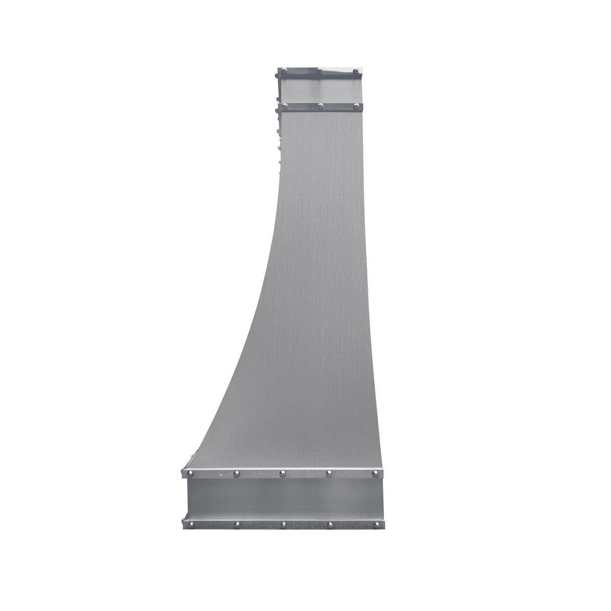 USA Modern Stainless Steel Vent Hood with Polished Straps URHS-125
