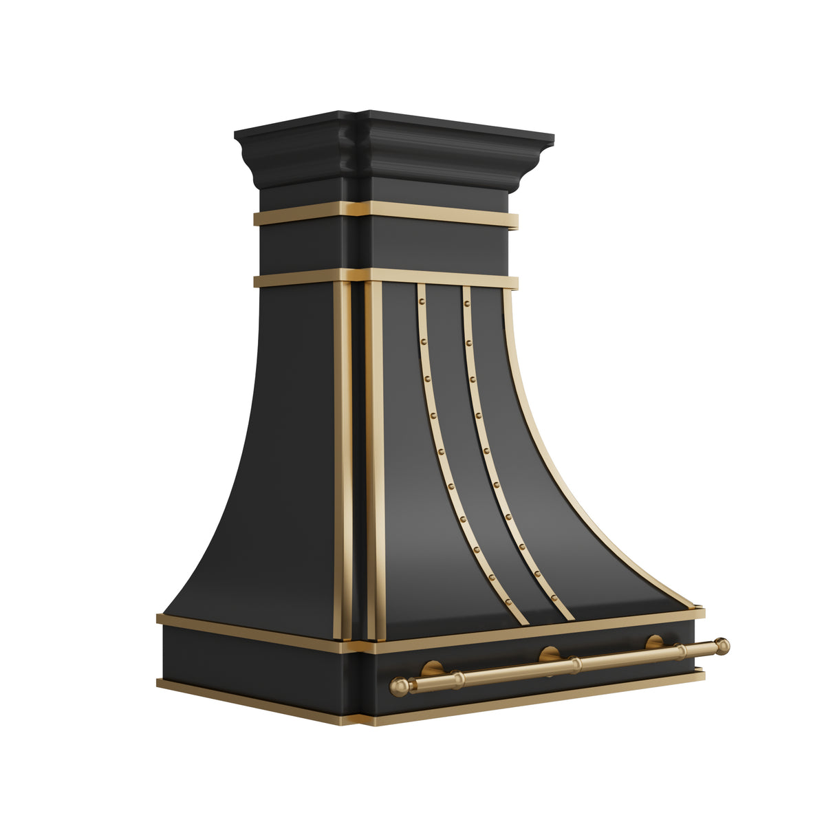 USA New York Designer Black Stainless Steel Stove Hood URHS-234