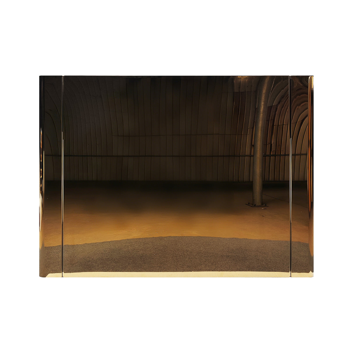 USA Polished Classic Brass Range Hood with Box Shaped URHB-75