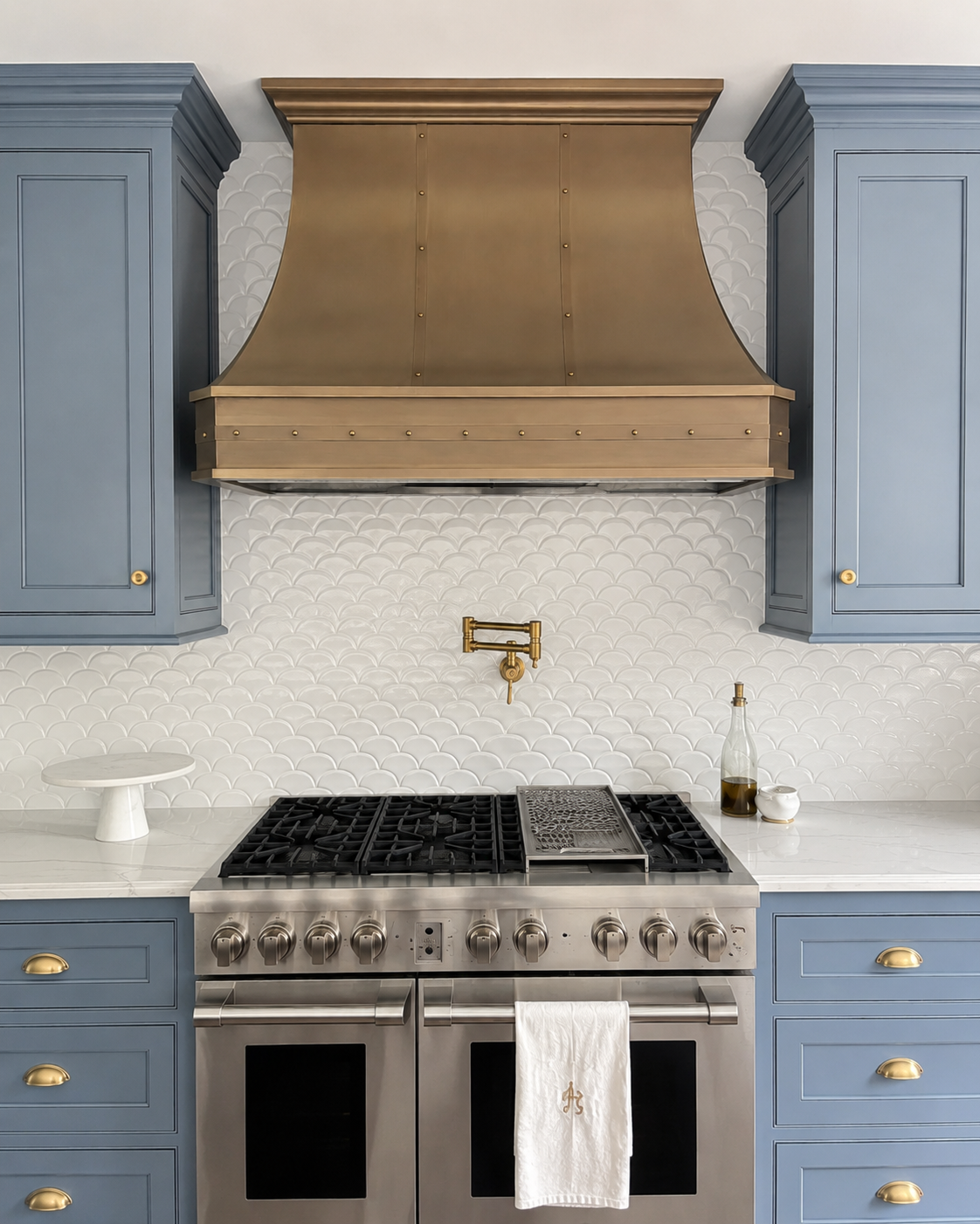 USA Premium Custom Brass Stove Hood URHB-59