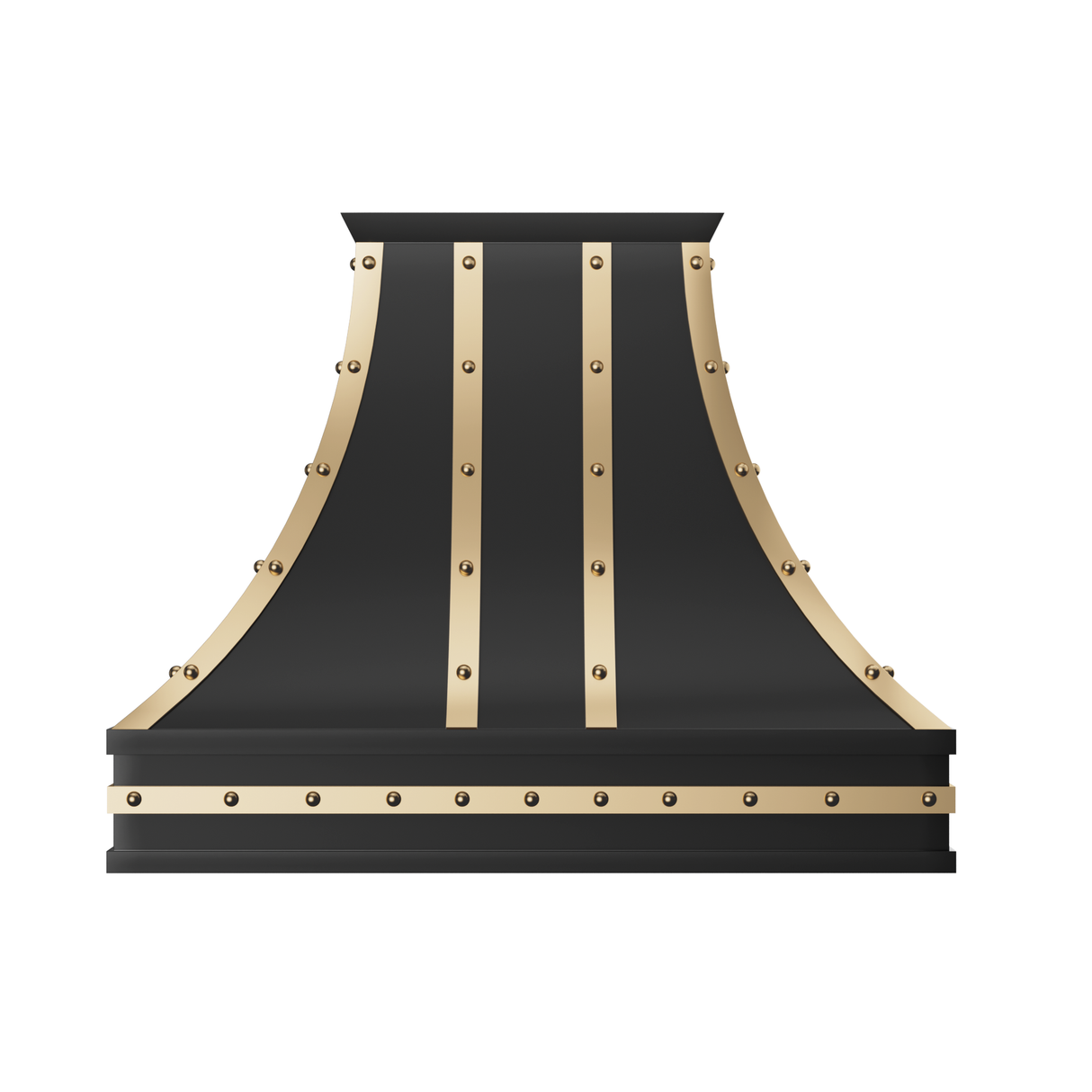 USA Luxurious Stainless Steel Vent Hood with Decorated Straps URHS-19