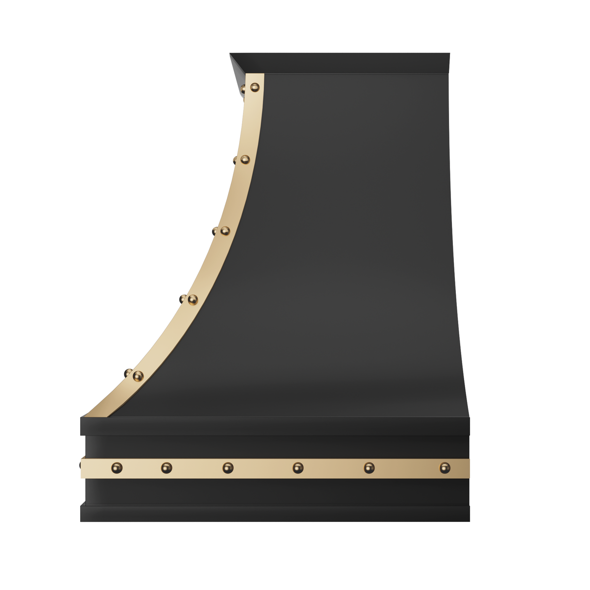 USA Luxurious Stainless Steel Vent Hood with Decorated Straps URHS-19