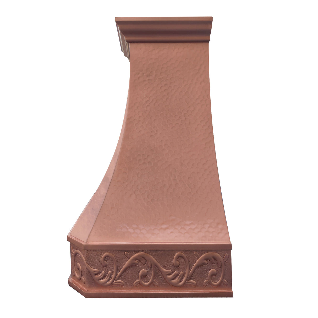 USA Custom Classic Copper Range Hood with Artisan Apron URHC-26