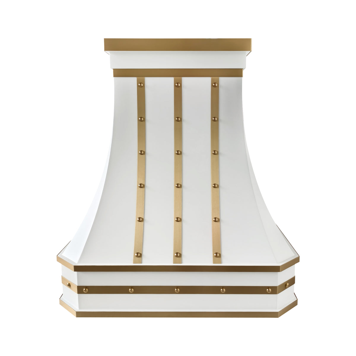 USA White Luxury Handcrafted Stainless Steel Range Hood URHS-263