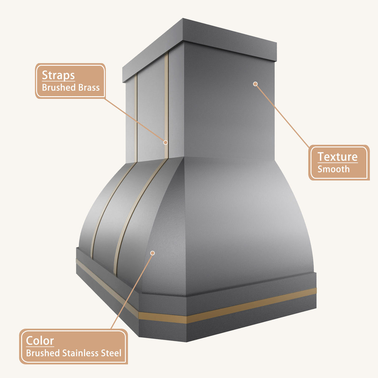 USA Custom Modern Kitchen Exhaust Hood URHS-26