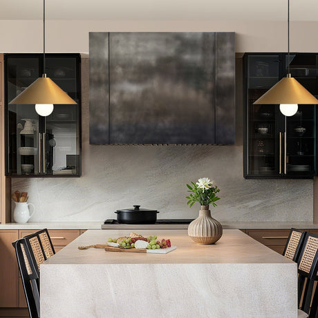 Modern Marvel: How a Box-Style Zinc Hood Defines Minimalist Chic