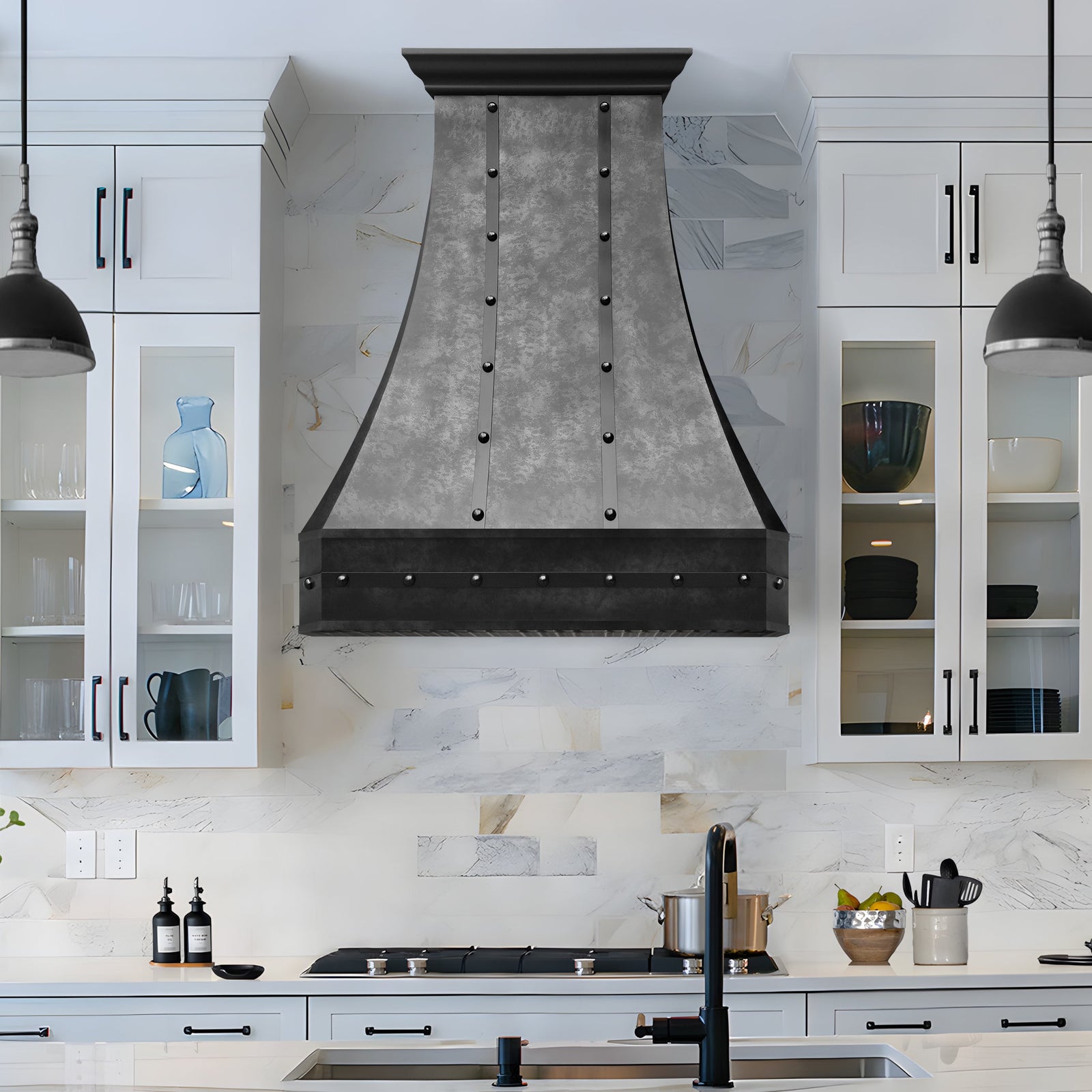 The Designer’s Touch: Integrating a Geometric Range Hood into Open-Plan Living