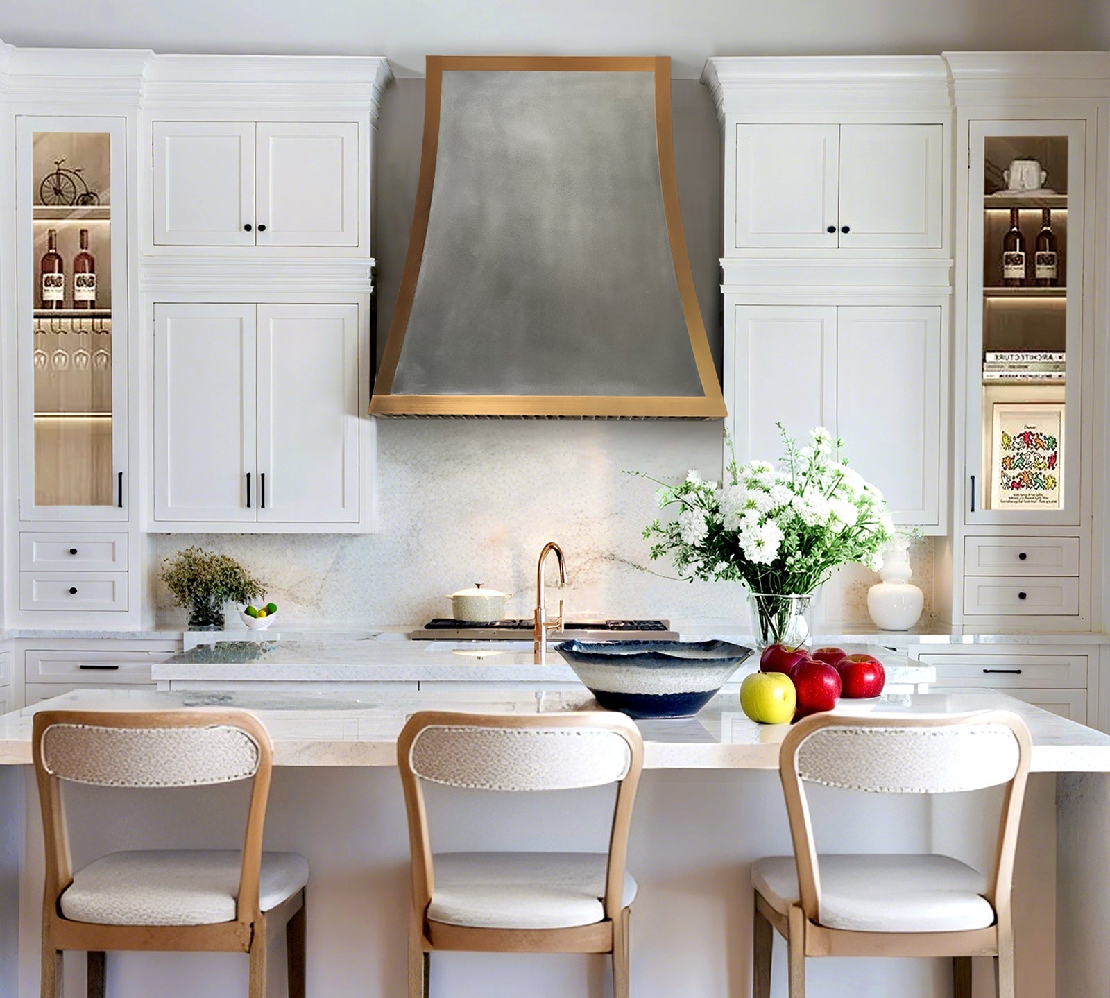 Industrial Chic: Zinc Range Hoods for Modern Style Kitchens