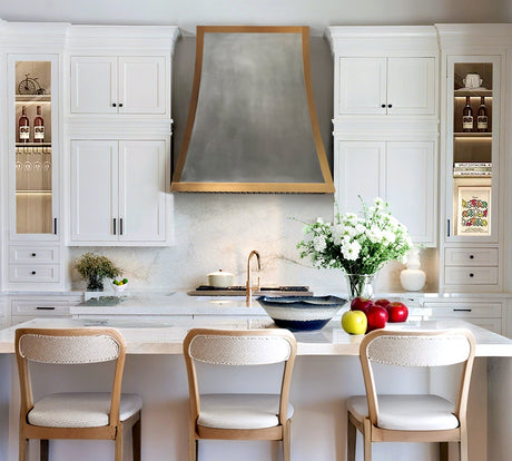 Industrial Chic: Zinc Range Hoods for Modern Style Kitchens