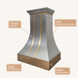 USA Custom Industrial Stainless Steel Stove Hood URHS-187