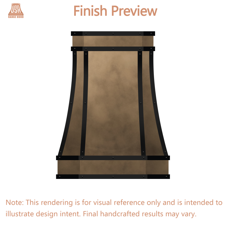 USA Custom Range Hood-URHB-36 Custom Link for Pam